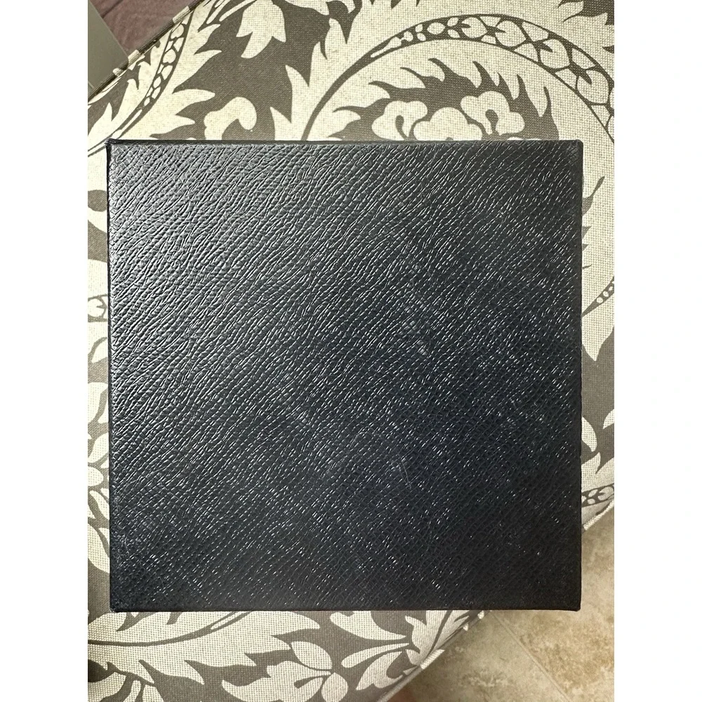 Prada Milano Gift Box 10.5 X 6 X 6 Aprox Storage Empty Black Present Luxury